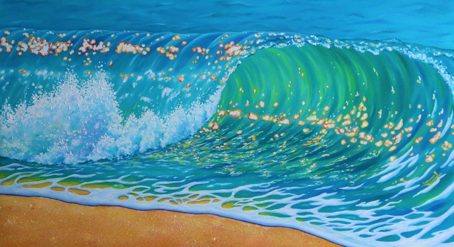 Custom Arts (Deposit) - Original Oil Finger Painting - Acrylic Painting