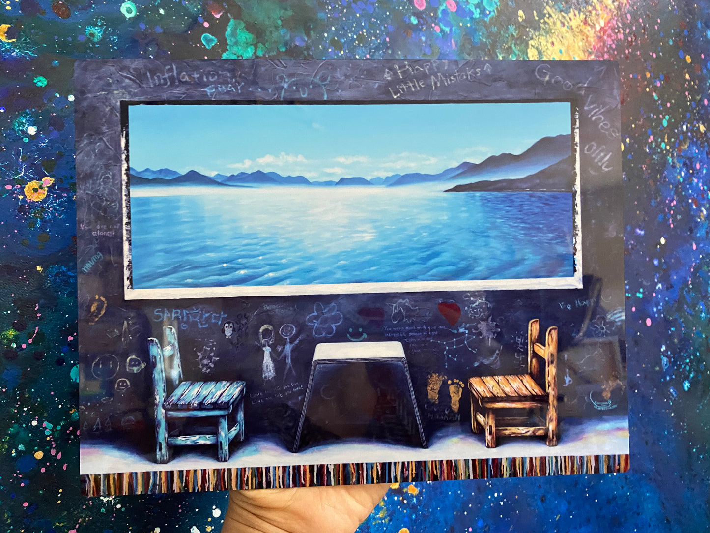 Custom Arts (Deposit) - Original Oil Finger Painting - Acrylic Painting