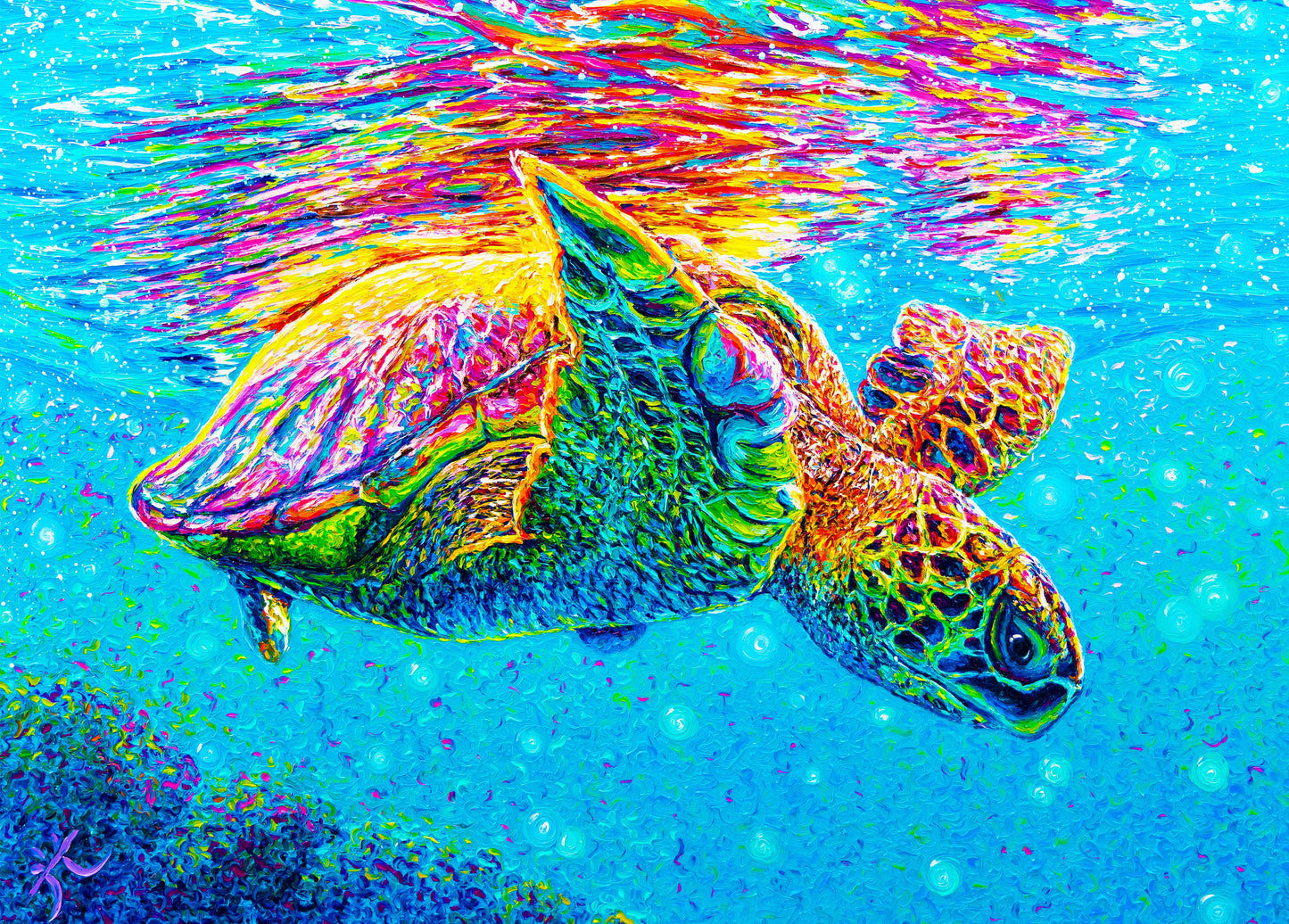 Custom Arts (Deposit) - Original Oil Finger Painting - Acrylic Painting