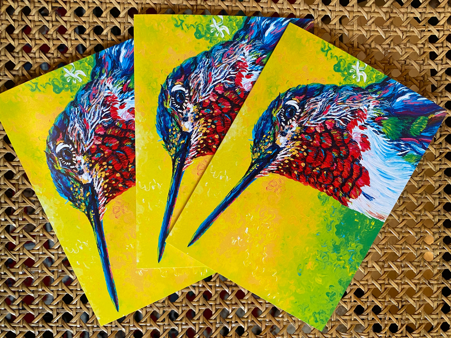 HummingBird Greeting Card for all occasion - Fine Art Greeting Card