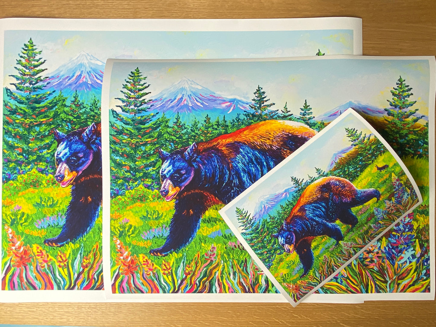 "Are we there yet?" Bear and Rabbit - Giclée Fine Art Print