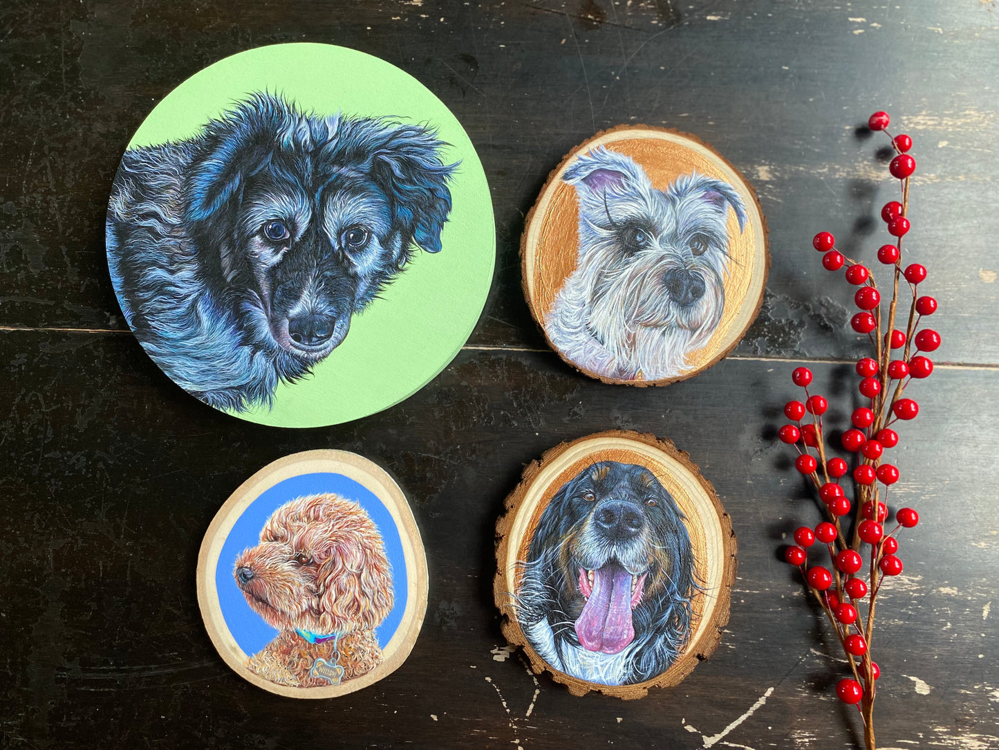 Custom Hand Painted Pet Portraits