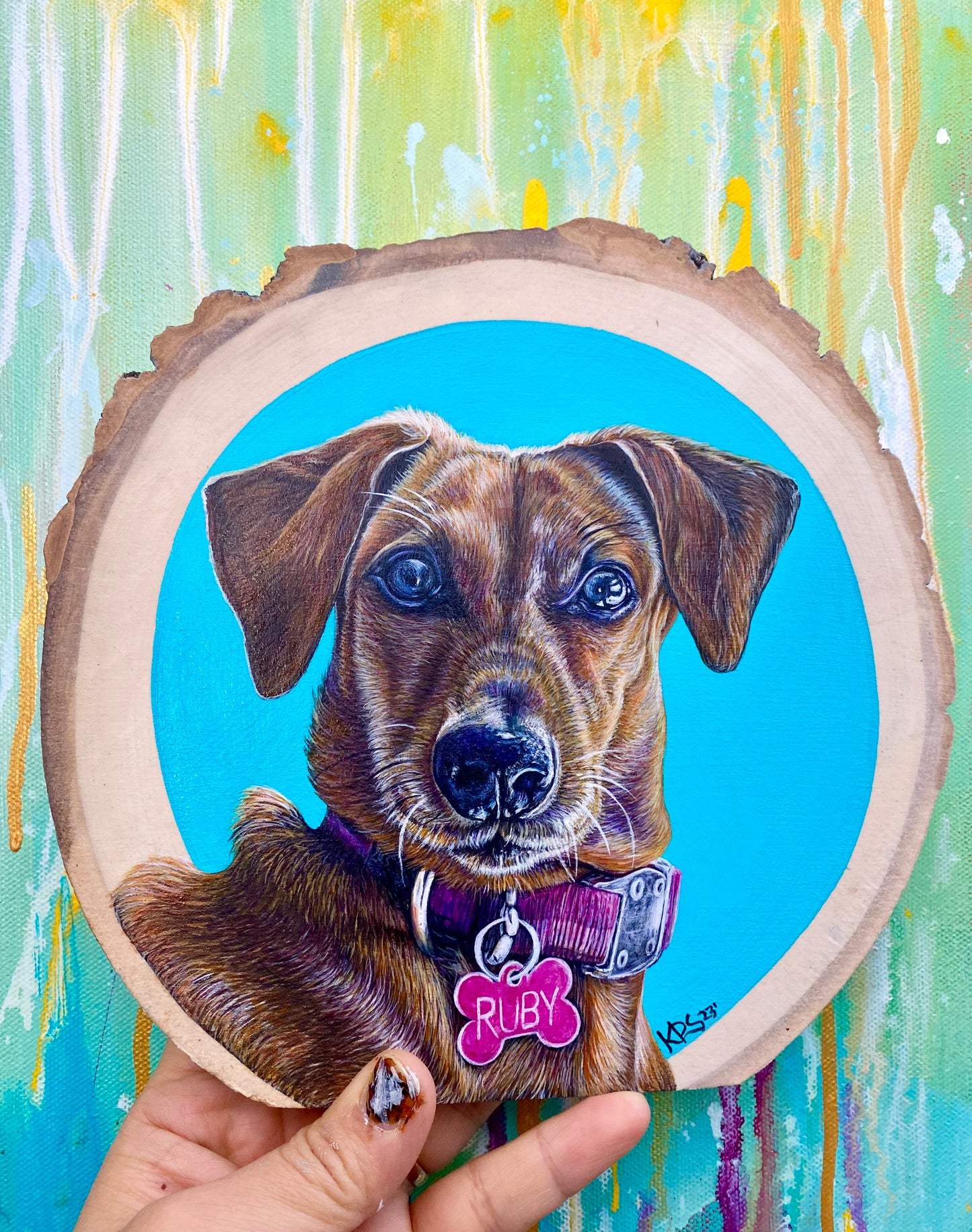 Custom Hand Painted Pet Portraits