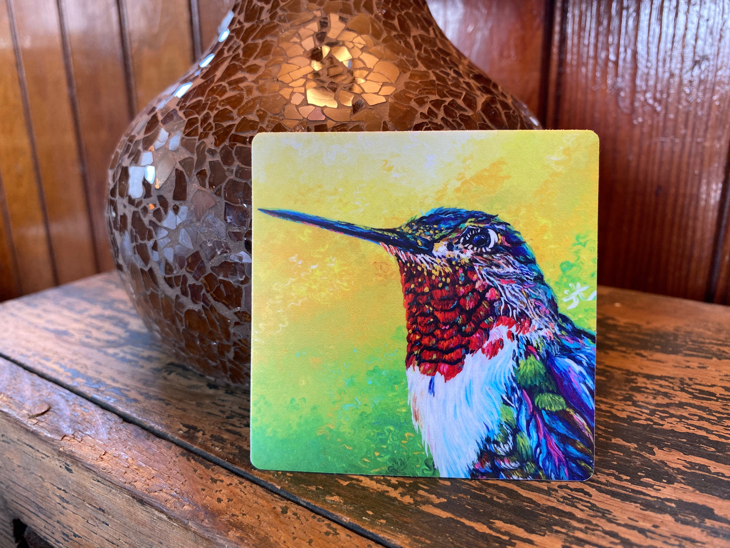 Hummingbird - Weatherproof Matt vinyl Sticker