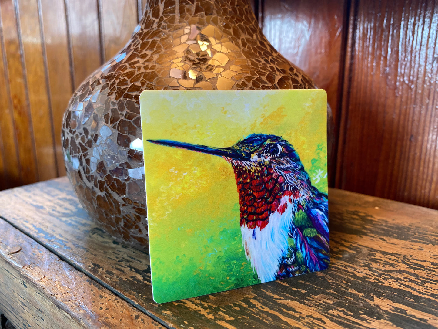 Hummingbird - Weatherproof Matt vinyl Sticker