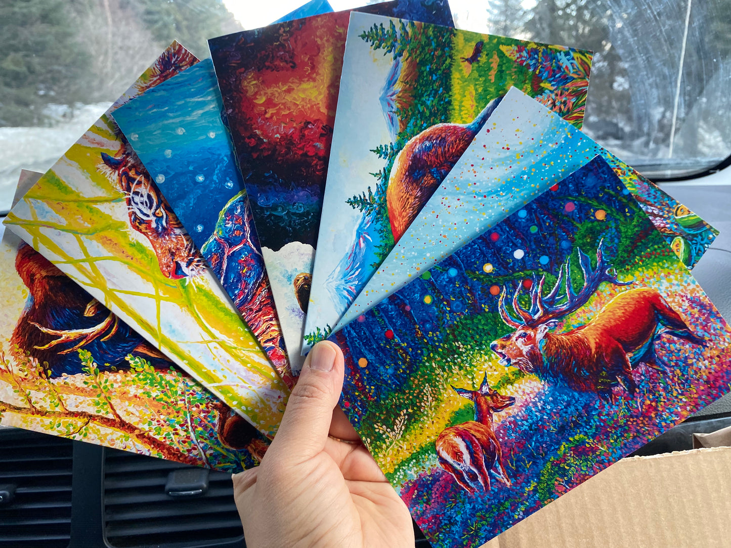 8 Assorted Greeting Cards with Envelopes for all Occasion - Fine Art Greeting Cards Pack