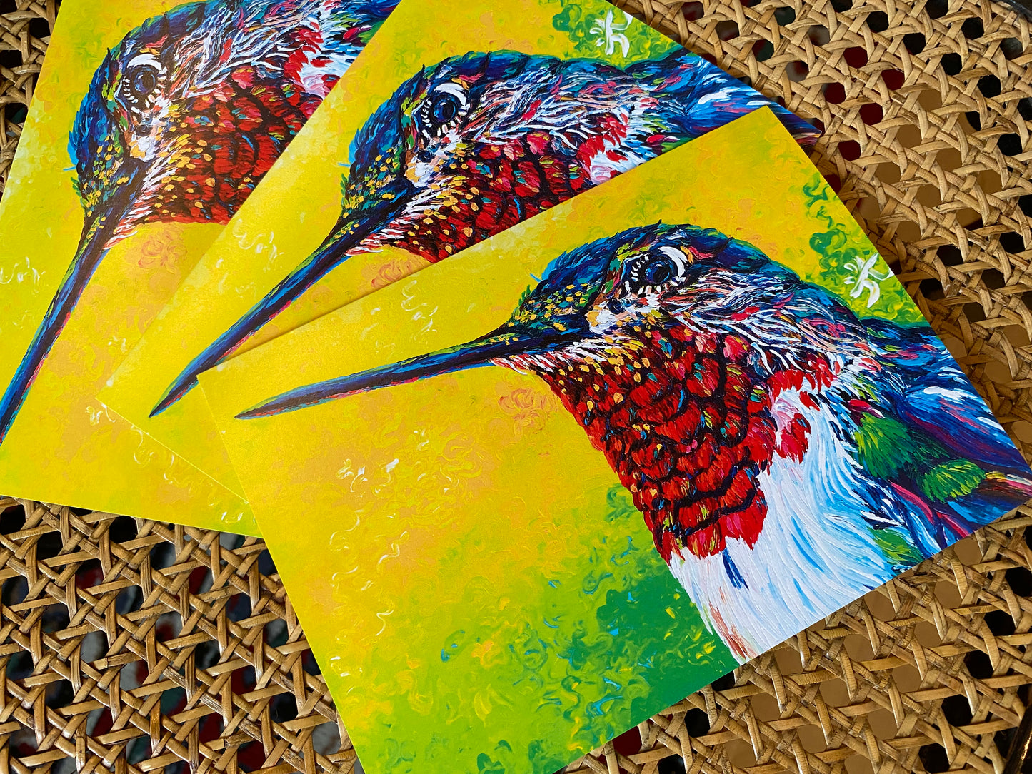 HummingBird Greeting Card for all occasion - Fine Art Greeting Card