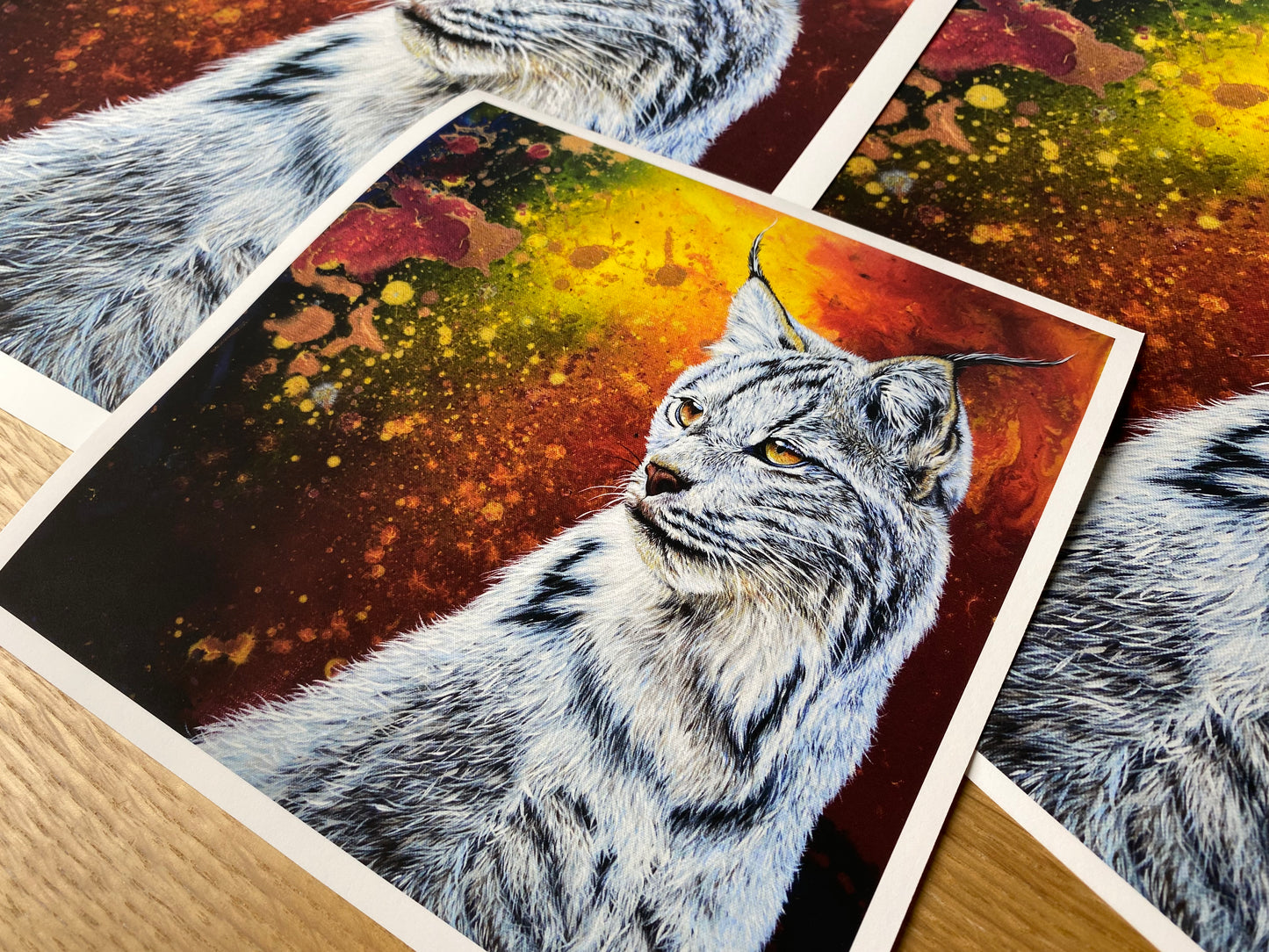 "You are special 1" "Silver Lynx" Giclée Fine Art Print