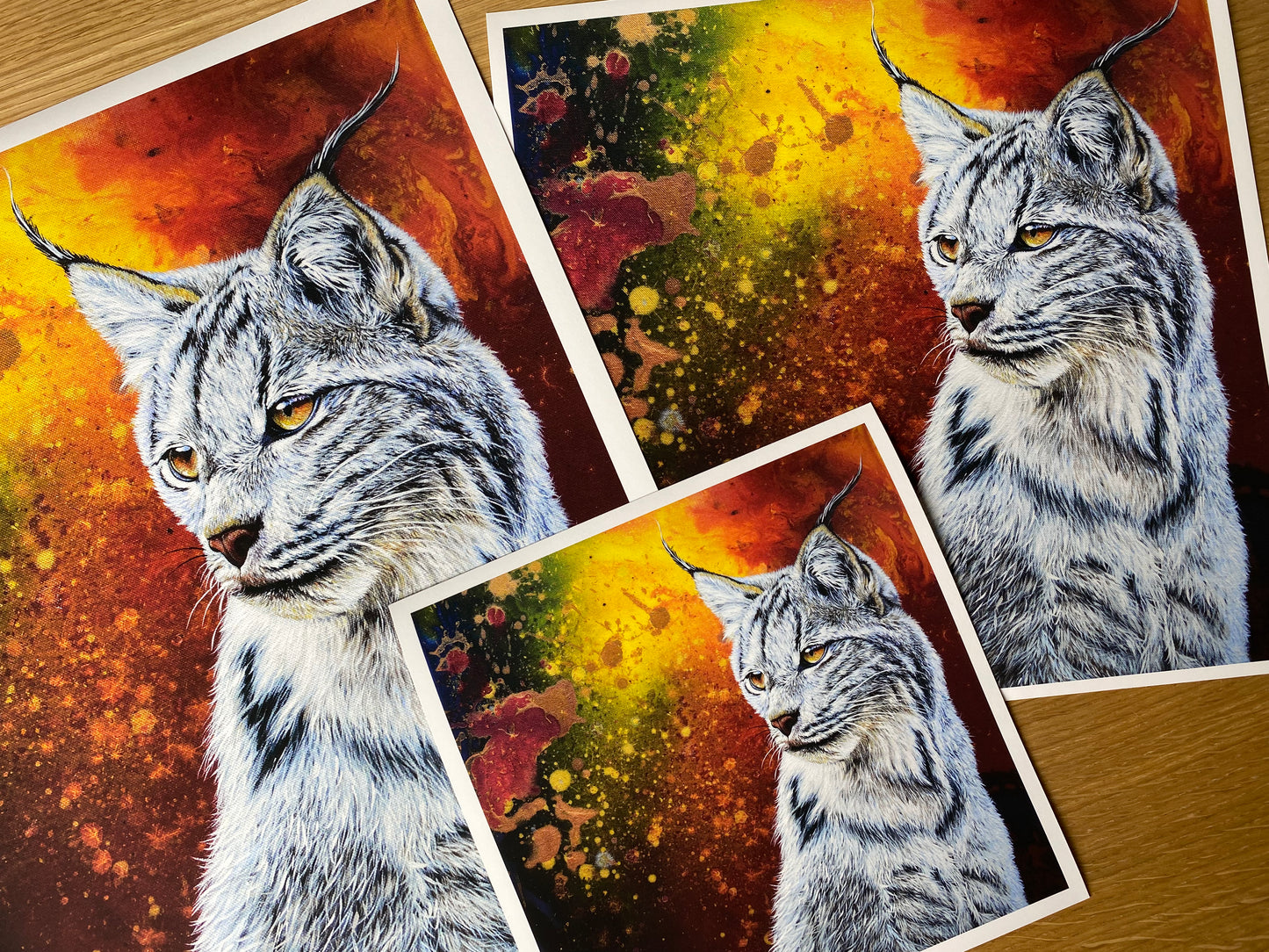 "You are special 1" "Silver Lynx" Giclée Fine Art Print